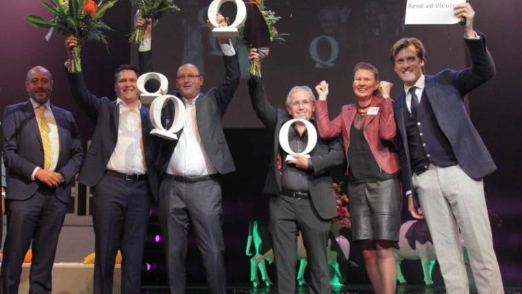 René van der Vleuten sleept trofee in de wacht.